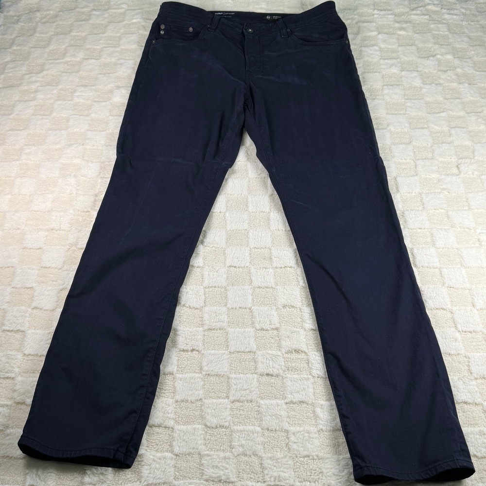 AG Los‎ Angeles Everett Slim Straight Chinos Pants Fabric Made In Italy